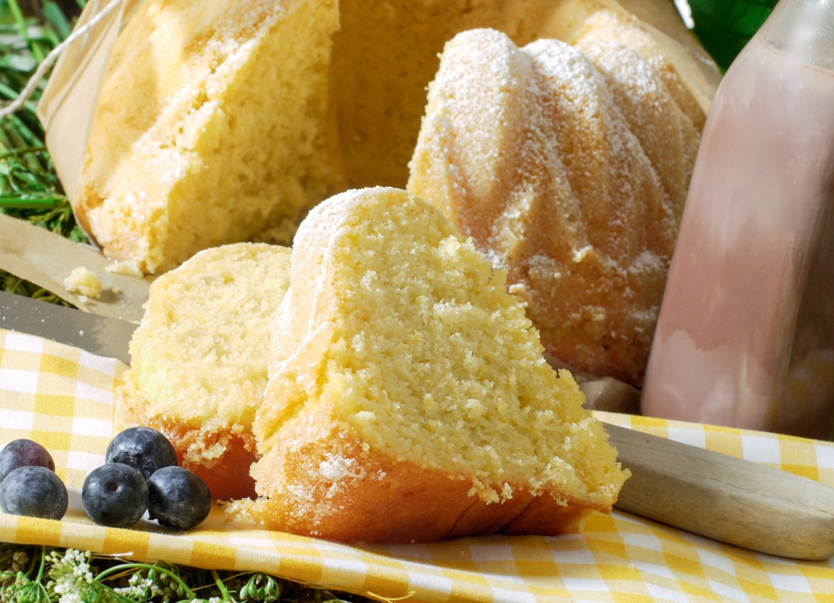 Rührkuchen mit Blaubeeren