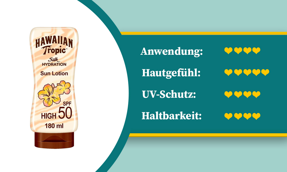 Eine gute Sonnencreme gibt es von Hawaiian Tropic.