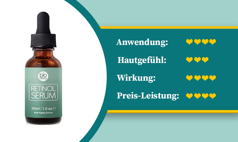 Retinolserum Test 2022: Serum von Bioniva Günstiges Retinol-Serum von Amazon.