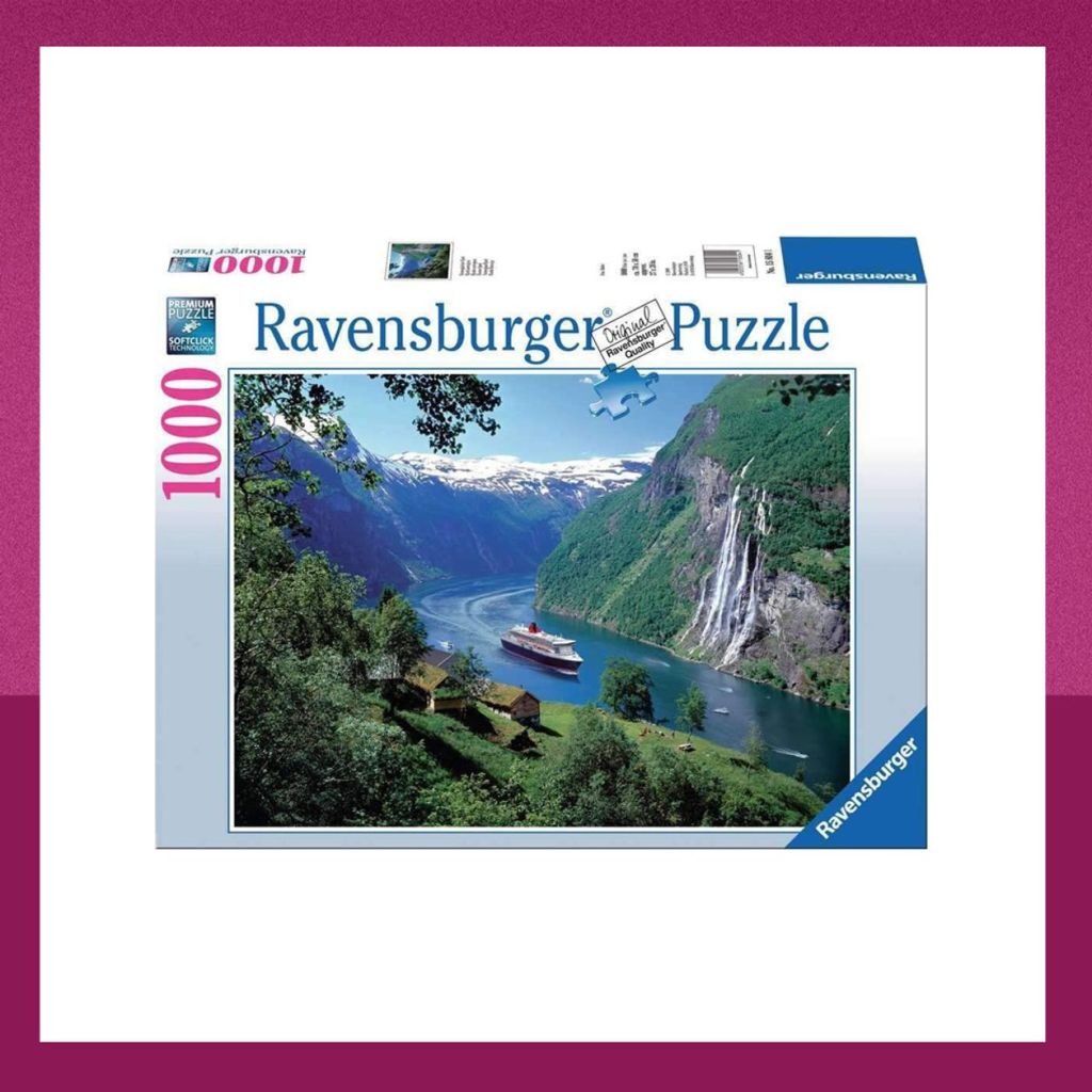 Puzzle mit Fjord