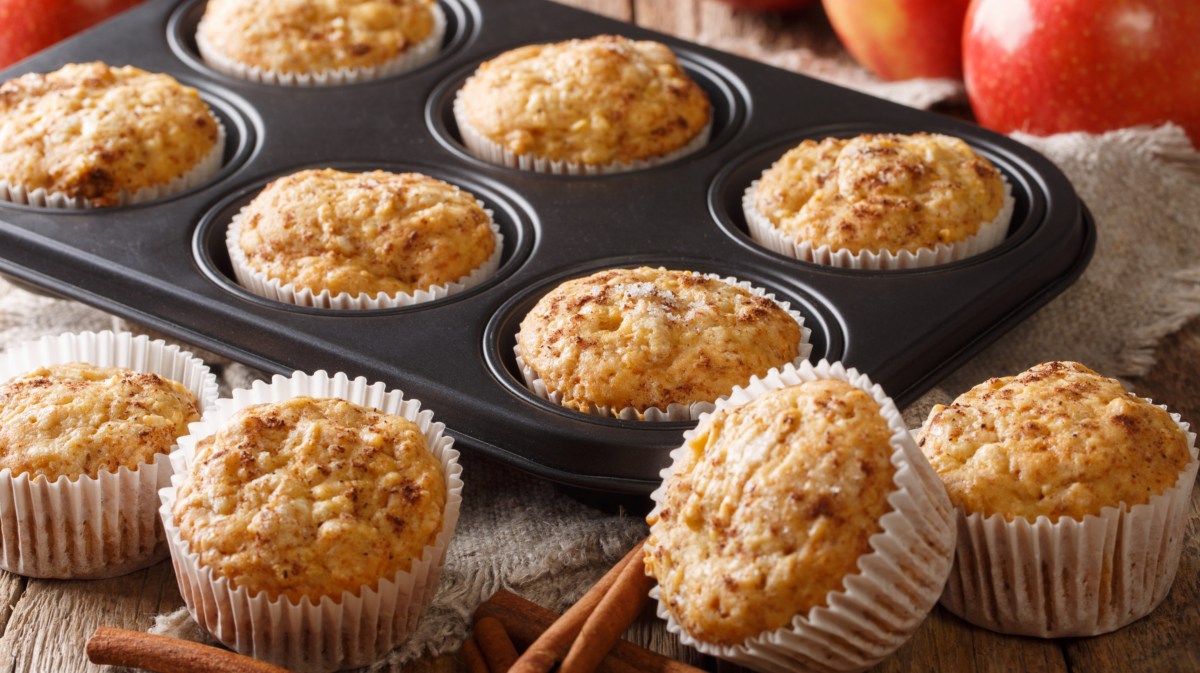 Muffins in Muffinblech.
