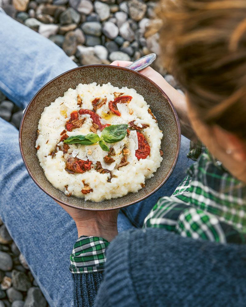 Camping-Essen: Risotto-to-Go