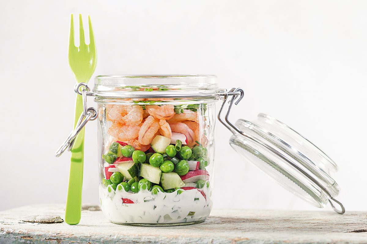 Low-Carb-Salat: Rezept für Krabbensalat Low-Carb-Salat: Rezept für Krabbensalat