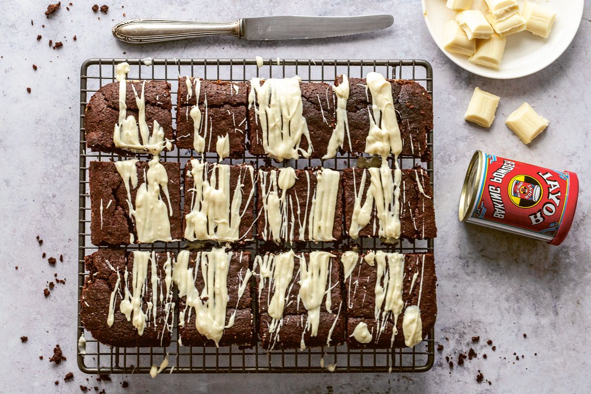 Süßes Dosenessen: Bohnen-Brownies