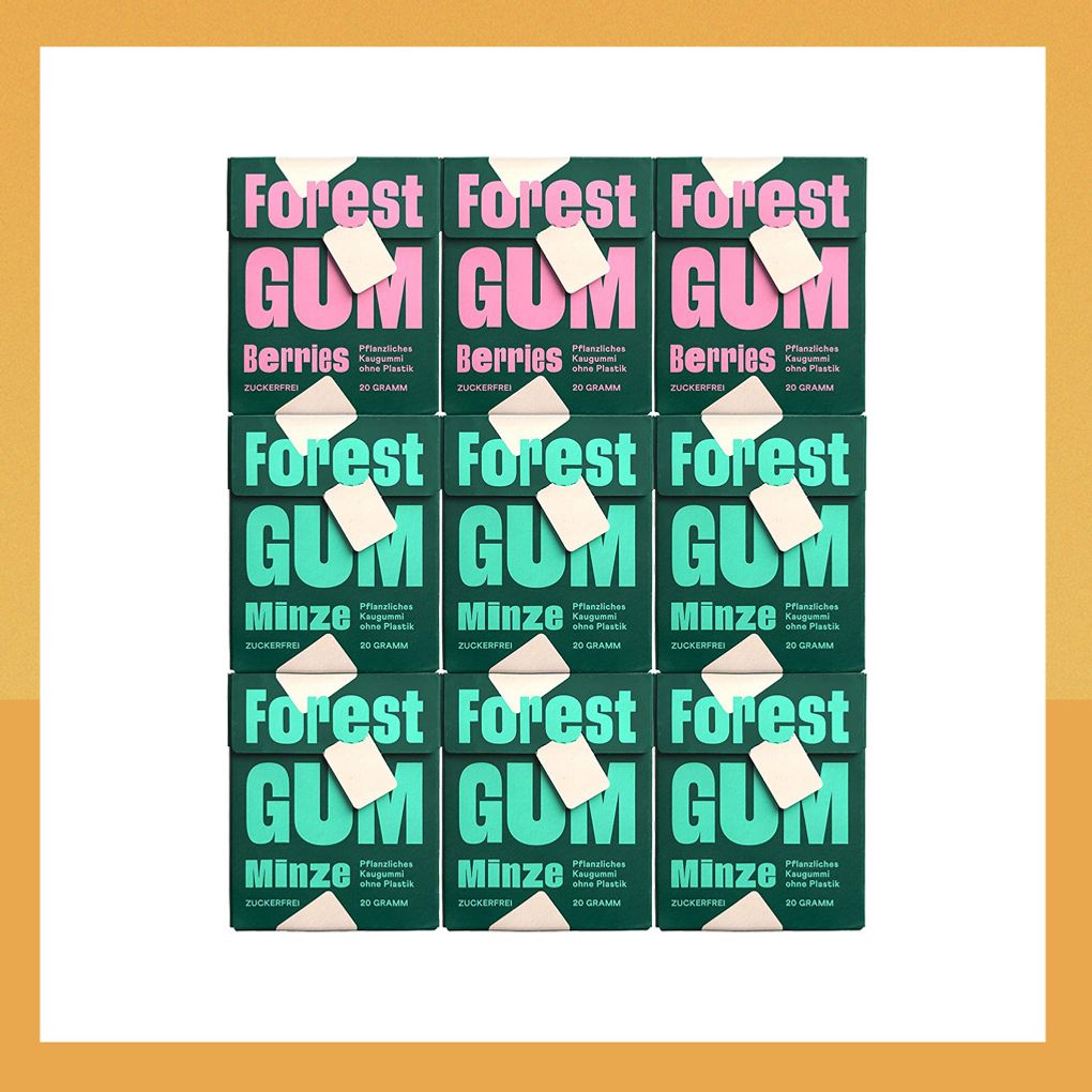 Biologisch abbaubare Kaugummis von Forest Gum Biologisch abbaubare Kaugummis von Forest Gum
