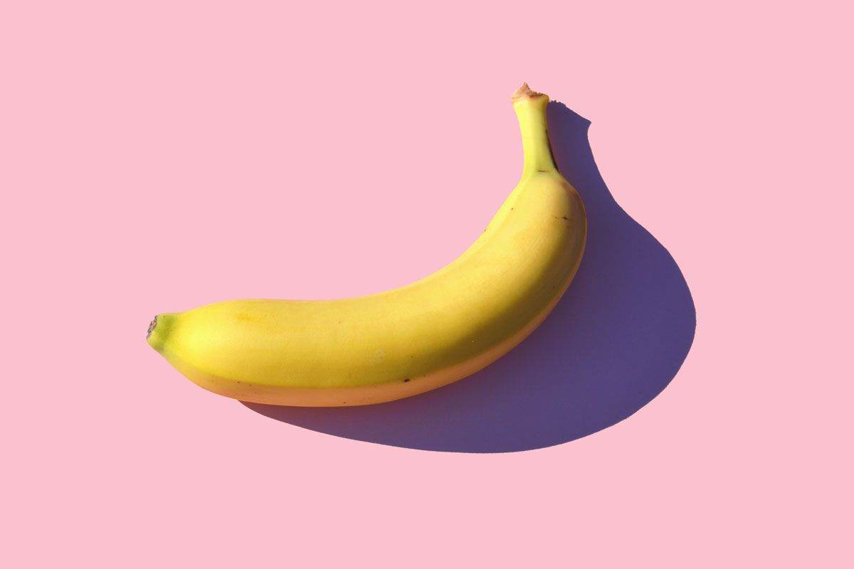 Bananen hängend lagern, um Druckstellen zu vermeiden