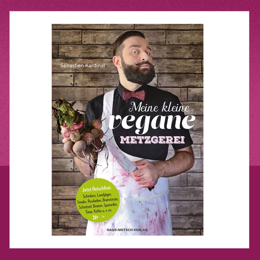 Tolles Buch mit Rezepten für selbstgemachtes veganes Fleisch