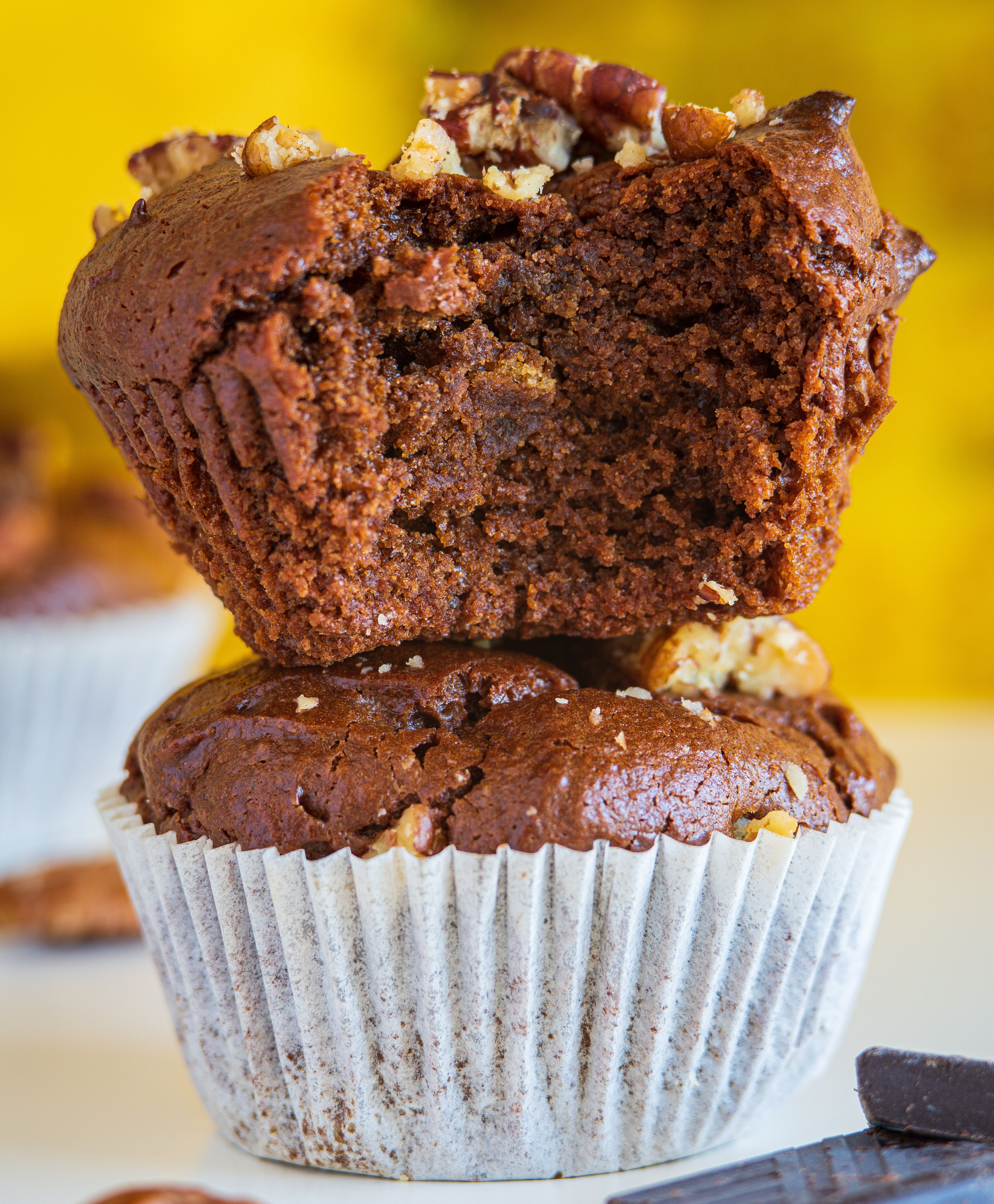 Saftige Nuss-Muffins Saftige Nuss-Muffins