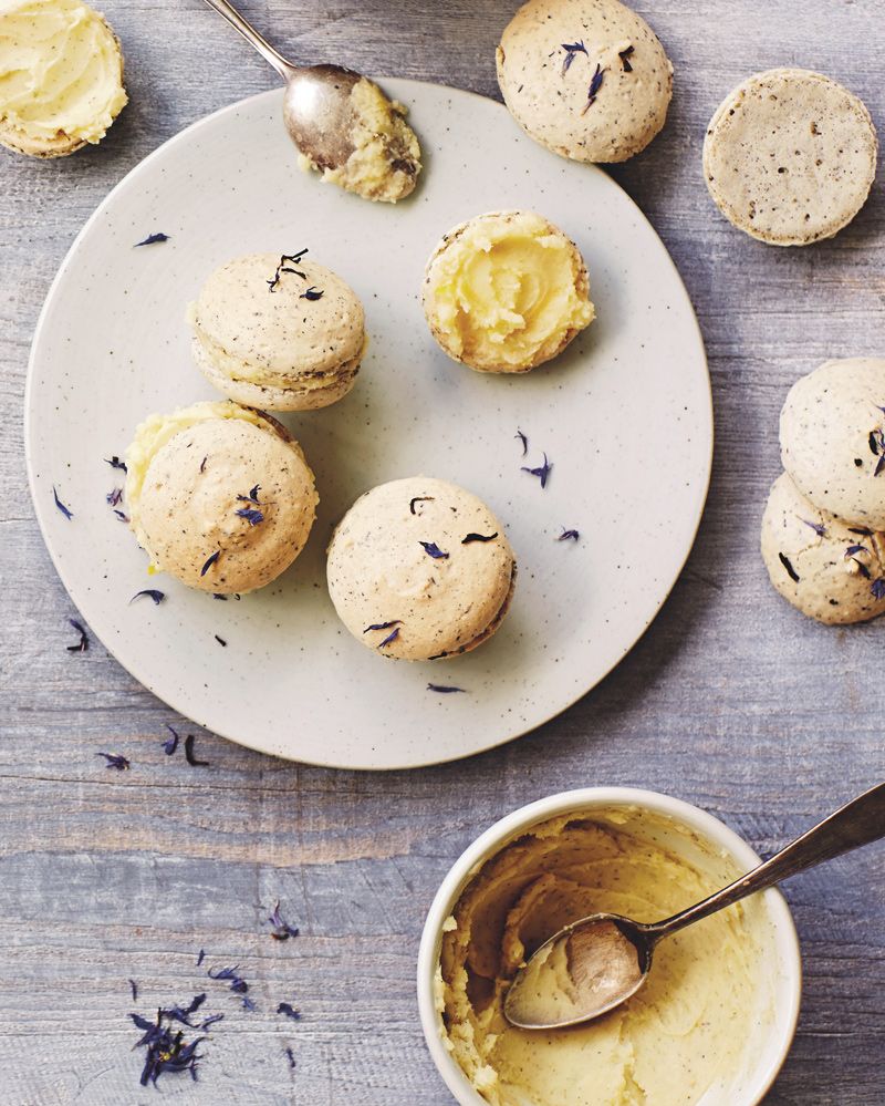 Tee-Gebäck: Rezept für Earl-Grey-Macarons Tee-Gebäck: Rezept für Earl-Grey-Macarons