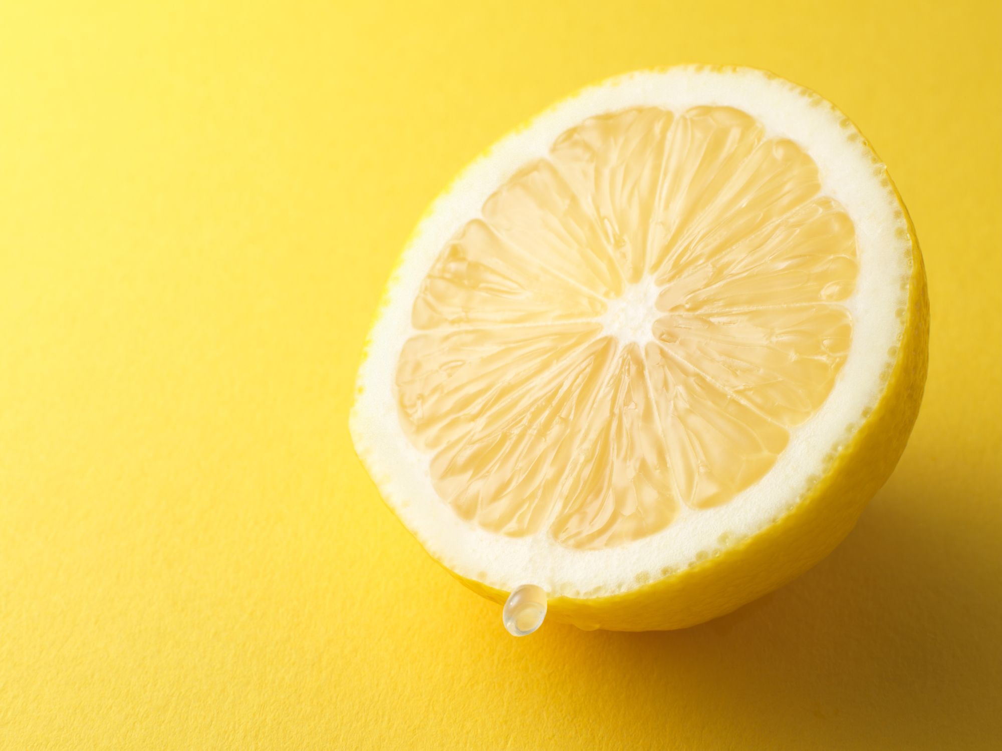Zitronensäure kann Verfärbungen entfernen