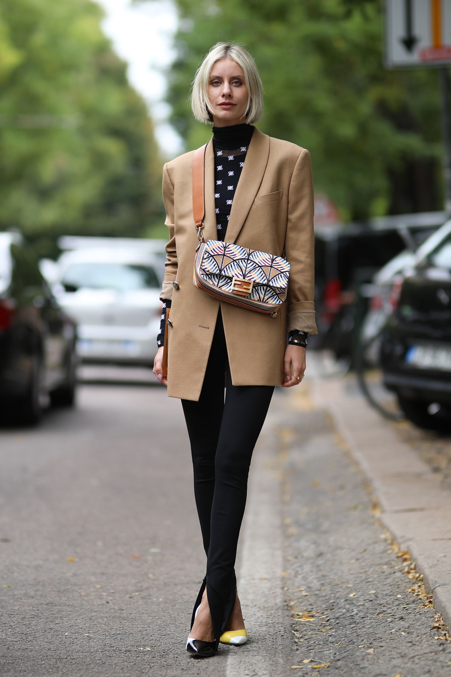 Leggings mit Schlitz Leggings mit Schlitz
