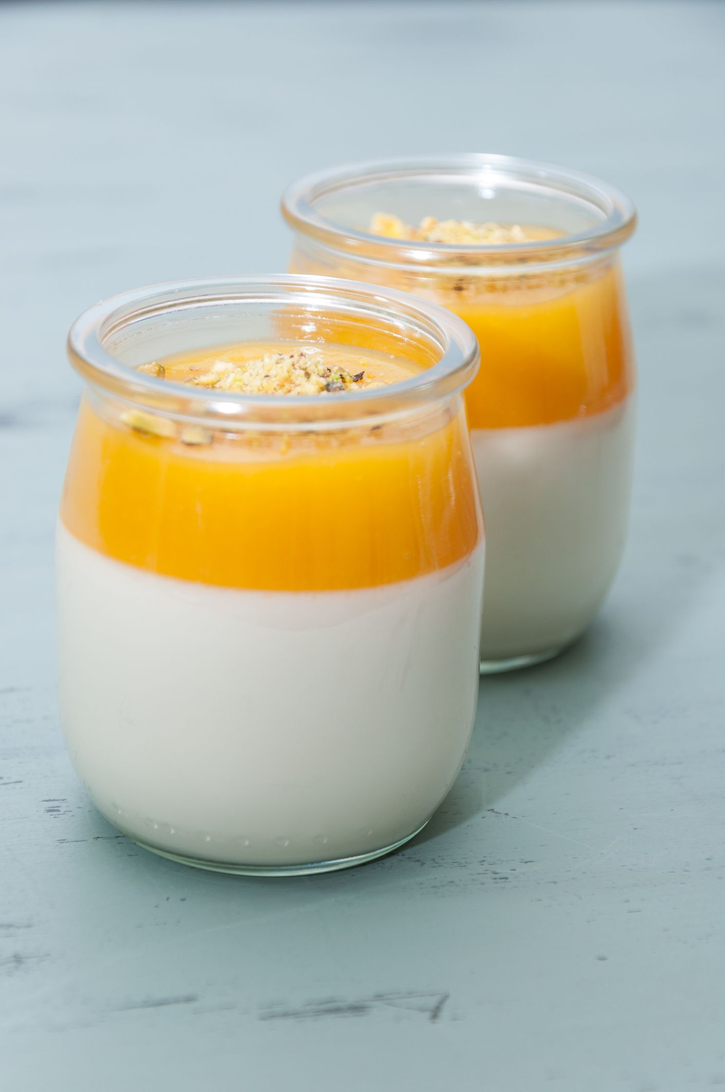 Panna Cotta mit Mango Panna Cotta mit Mango