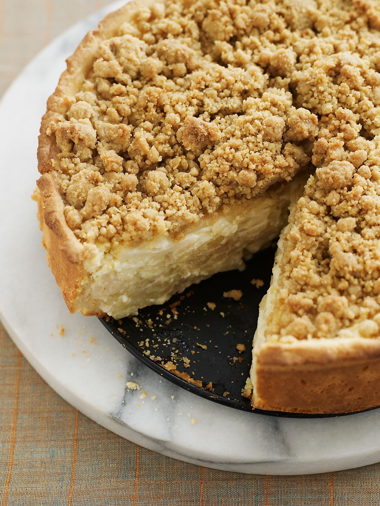 Puddingkuchen mit Streusel