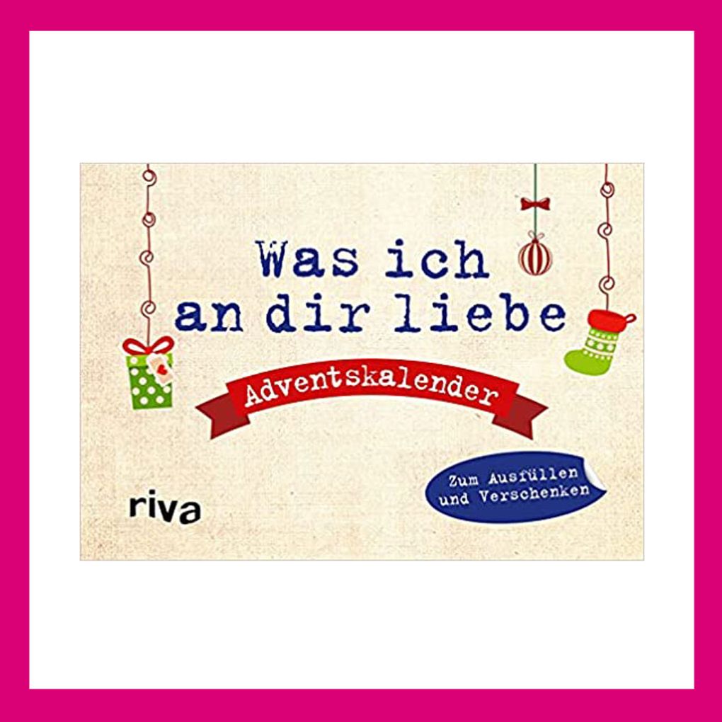 Adventskalender für Paare zum Selbstausfüllen Adventskalender für Paare zum Selbstausfüllen