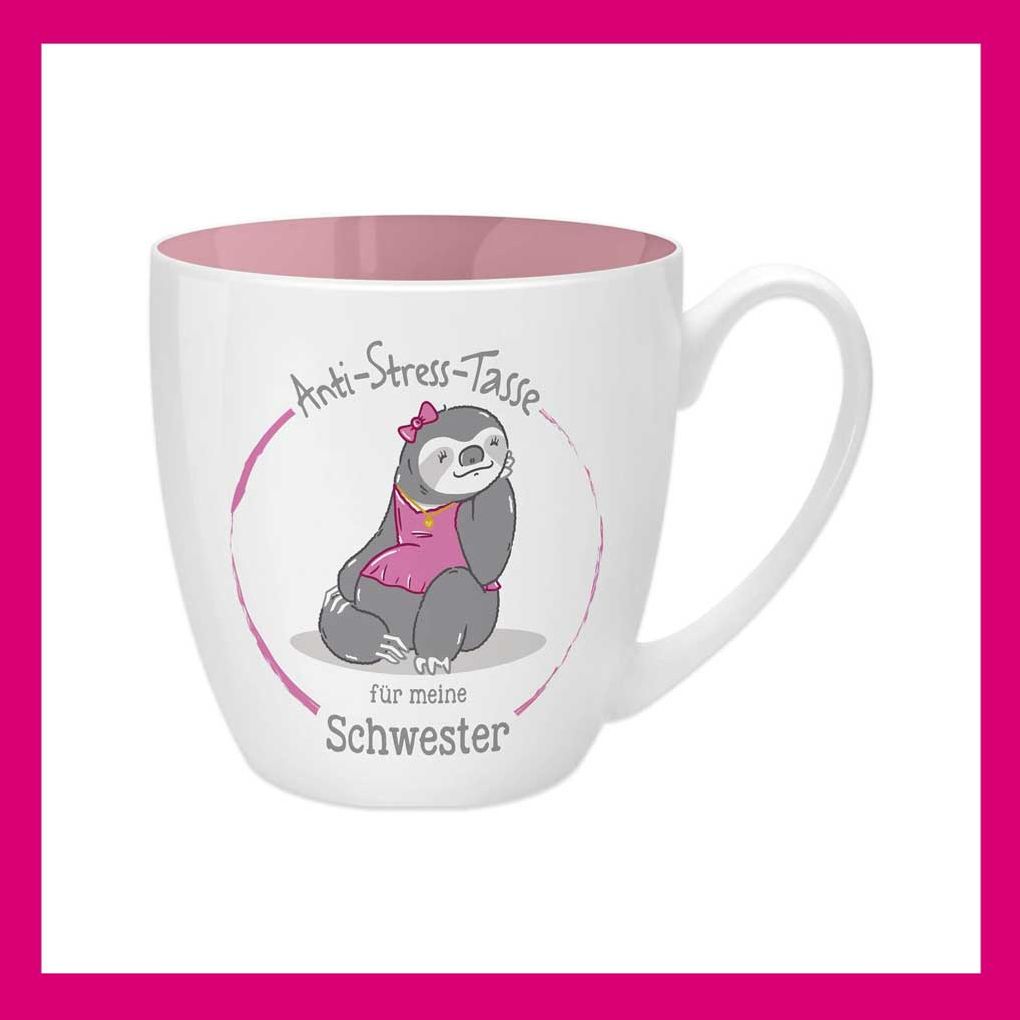 Geschenke für die Schwester: Anti-Stress-Tasse