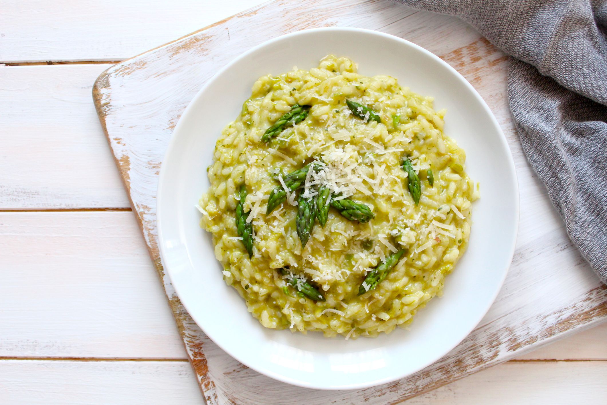 Spargelrisotto