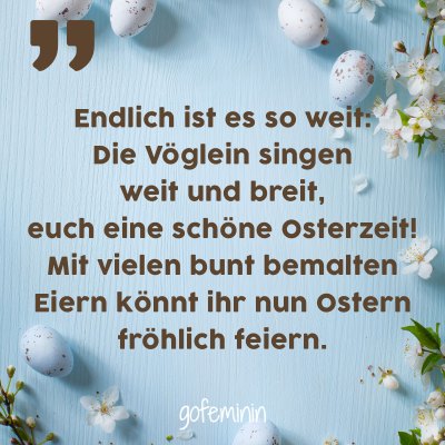 Die schönsten Ostersprüche