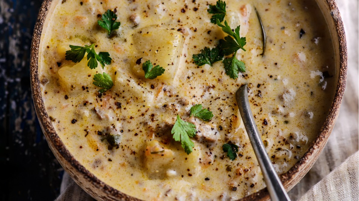 Schlemmertopf mit Hackfleisch, Kartoffeln und Schmelzkäse: Göttliches ...