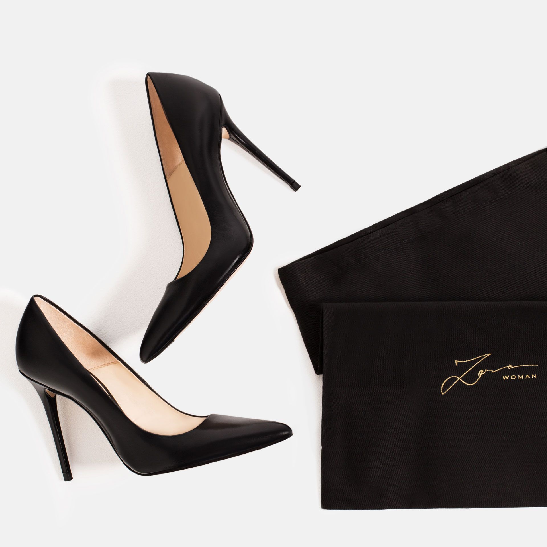 Lederpumps von Zara, 69,95 € Lederpumps von Zara, 69,95 €