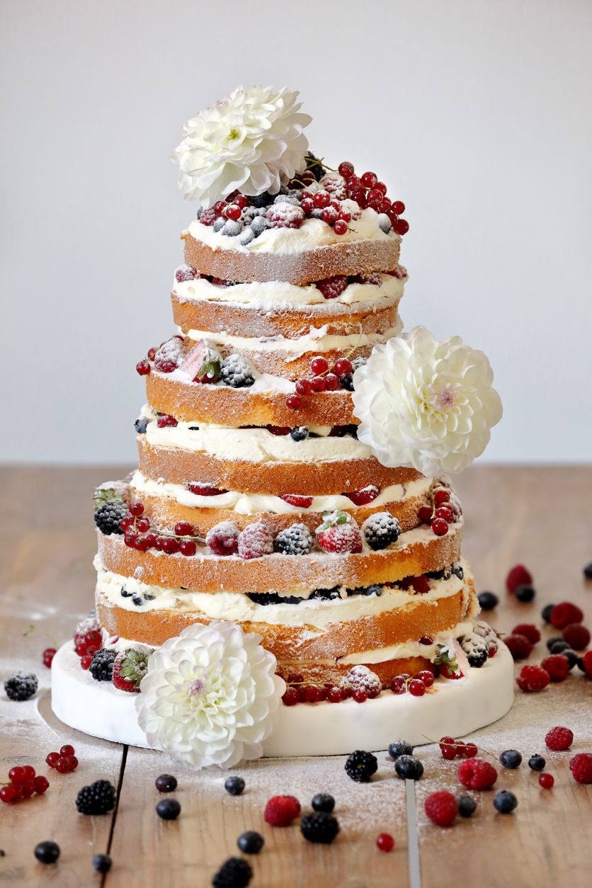 Traumtorten: Die schönsten Naked Cakes für eure Hochzeit