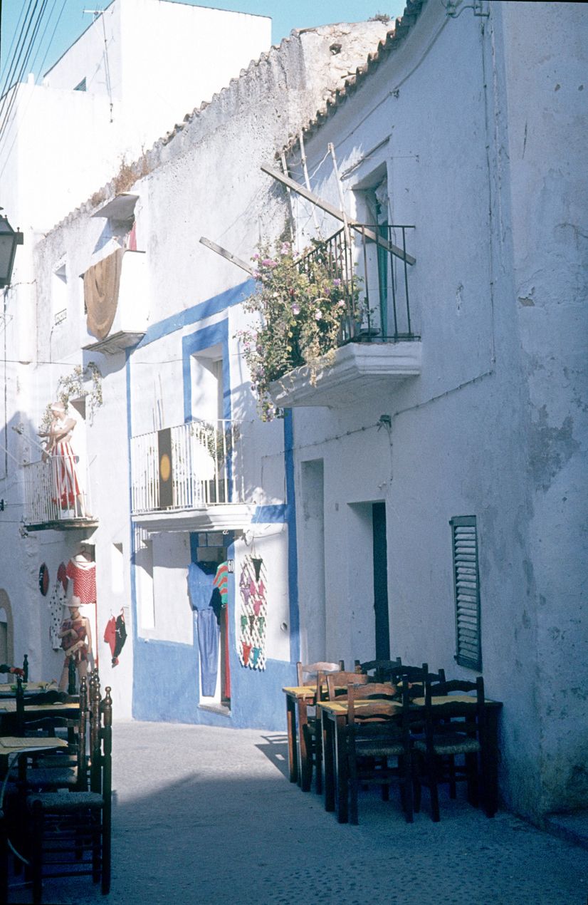 Malerische Altstadt von Ibiza Stadt