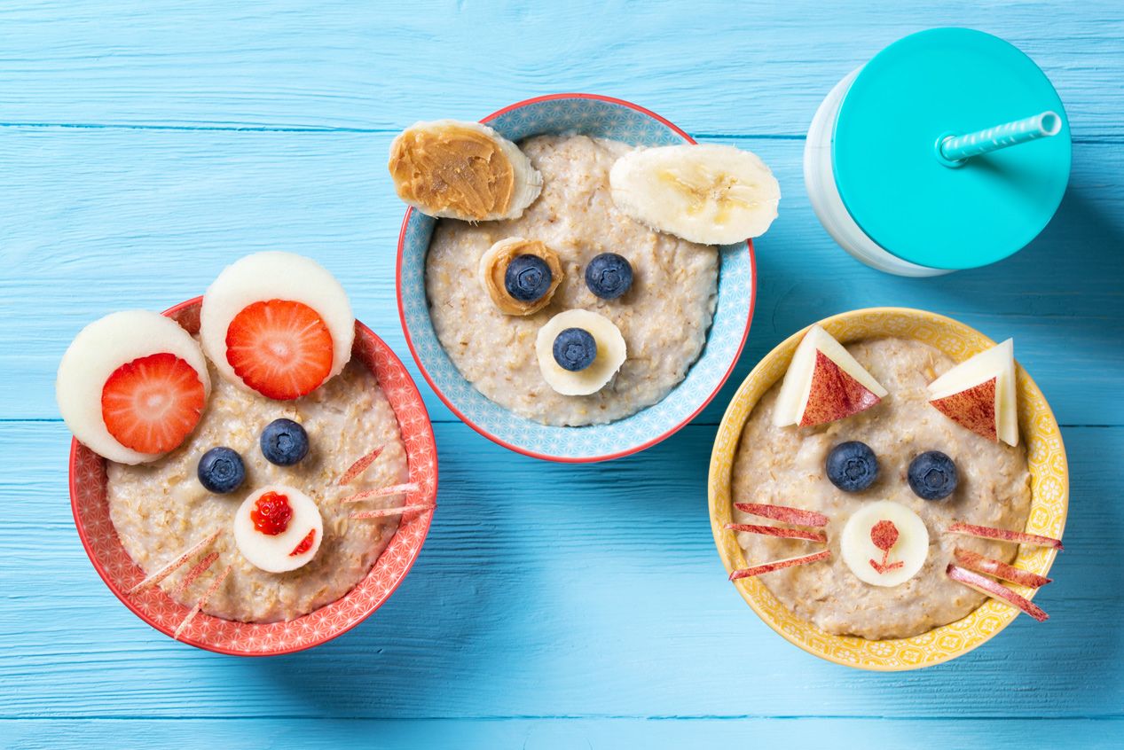 Porridge für Kinder schmackhaft machen