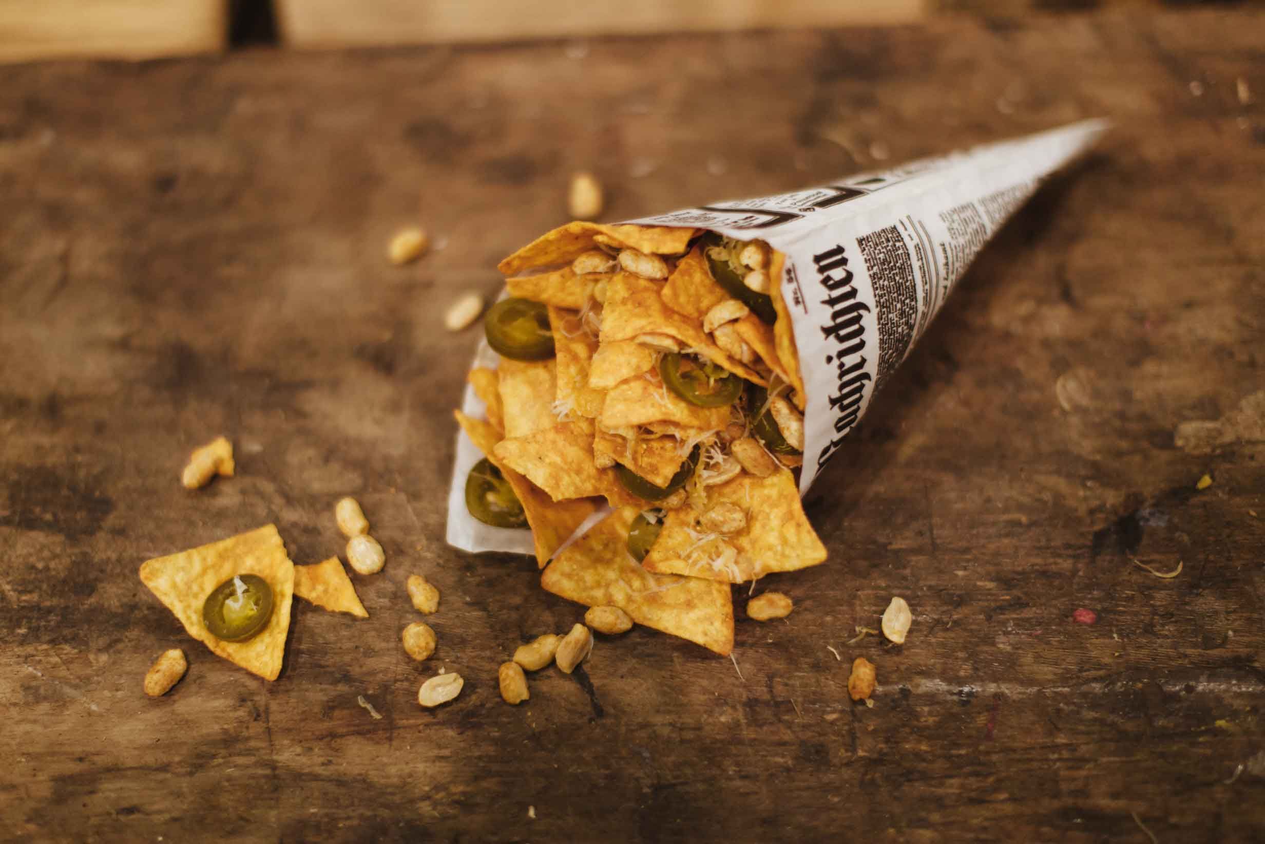 Überbackene Tortillachips Überbackene Tortillachips