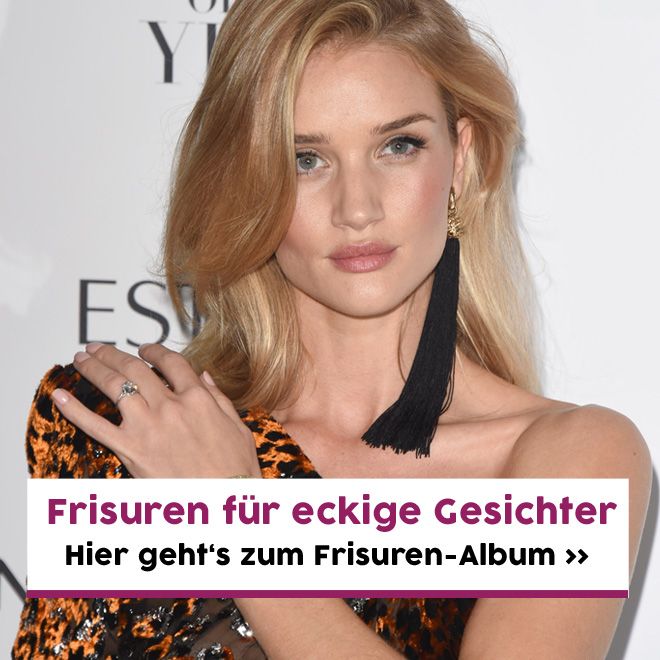 Frisuren für eckige Gesichter