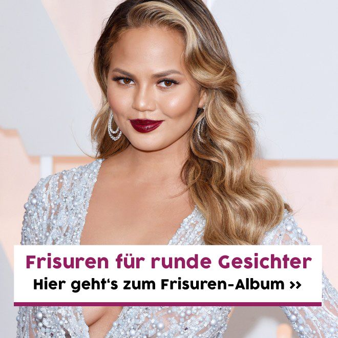 Frisuren für runde Gesichter