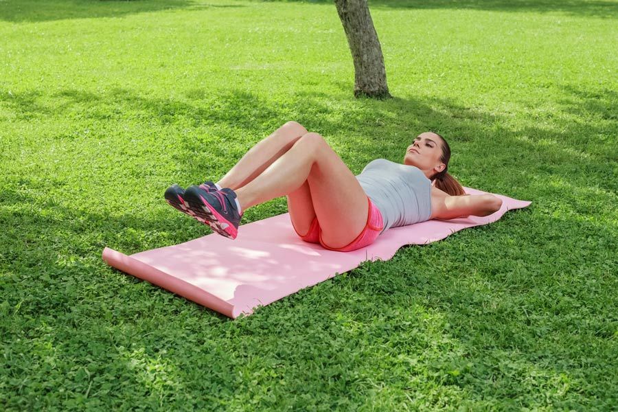 Bauchübungen ohne Sit-ups