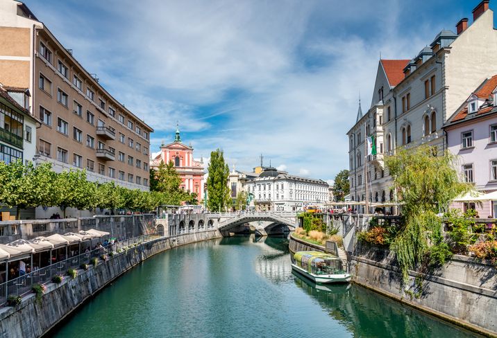 Ljubljana im Sommer