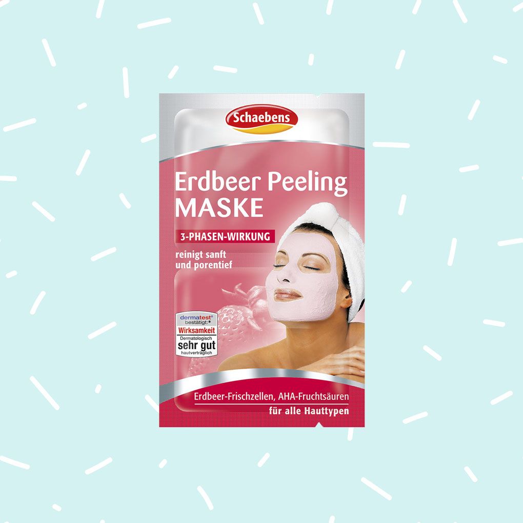 Geniale Produkte von dm: Erdbeer Peeling Maske von Schaebens