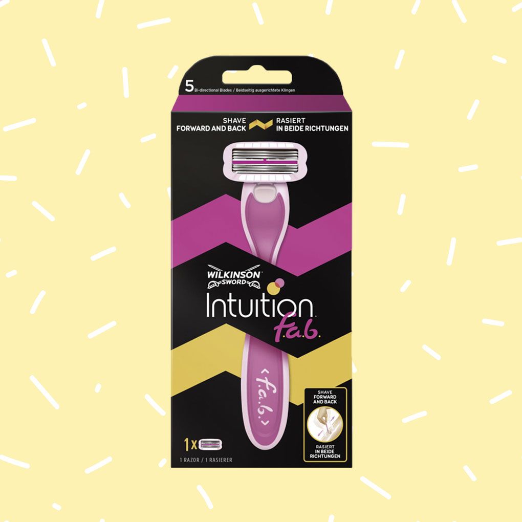 Beine rasieren: Wilkinson Intuition f.a.b. Beine rasieren: Wilkinson Intuition f.a.b.