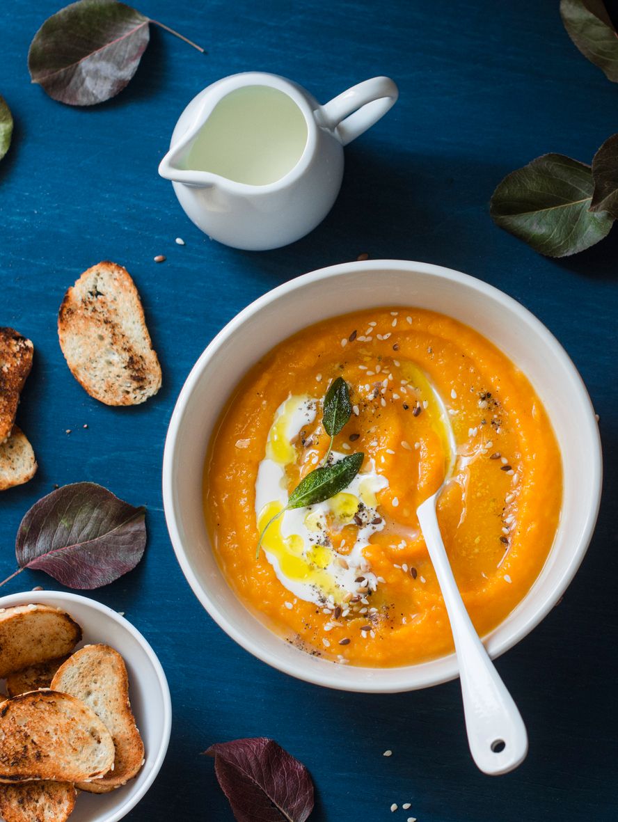 Feierabend-Rezepte: Süßkartoffelsuppe Feierabend-Rezepte: Süßkartoffelsuppe