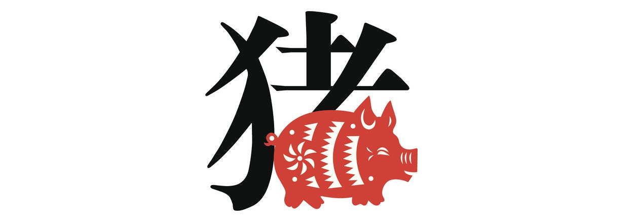 Chinesische Sternzeichen: das Schwein