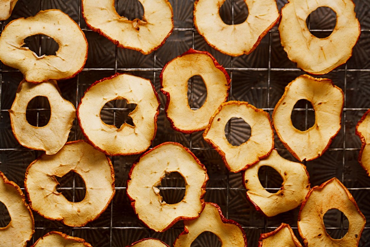 Apfelchips im Backofen selber machen Apfelchips im Backofen selber machen