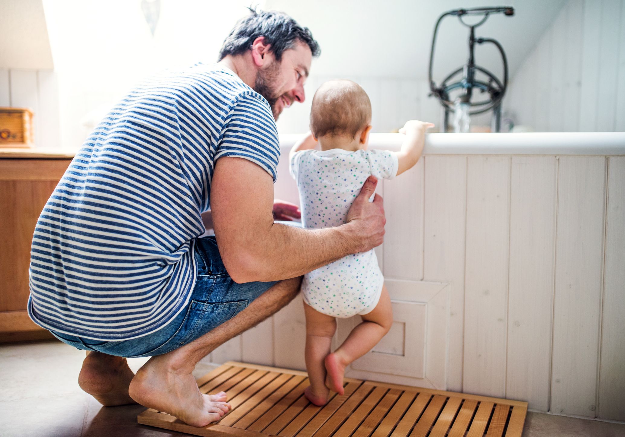 Baby baden: Badewannenverkleinerer