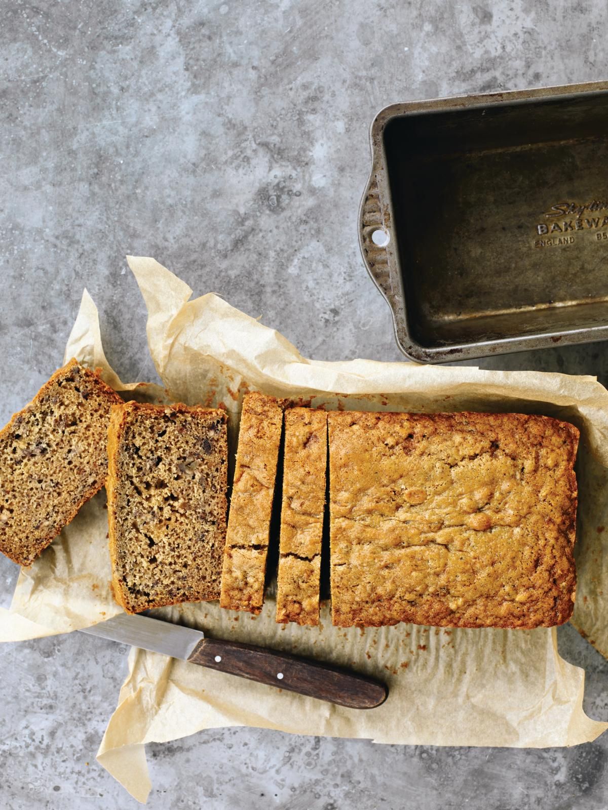 Bananenbrot aus überreifen Bananen