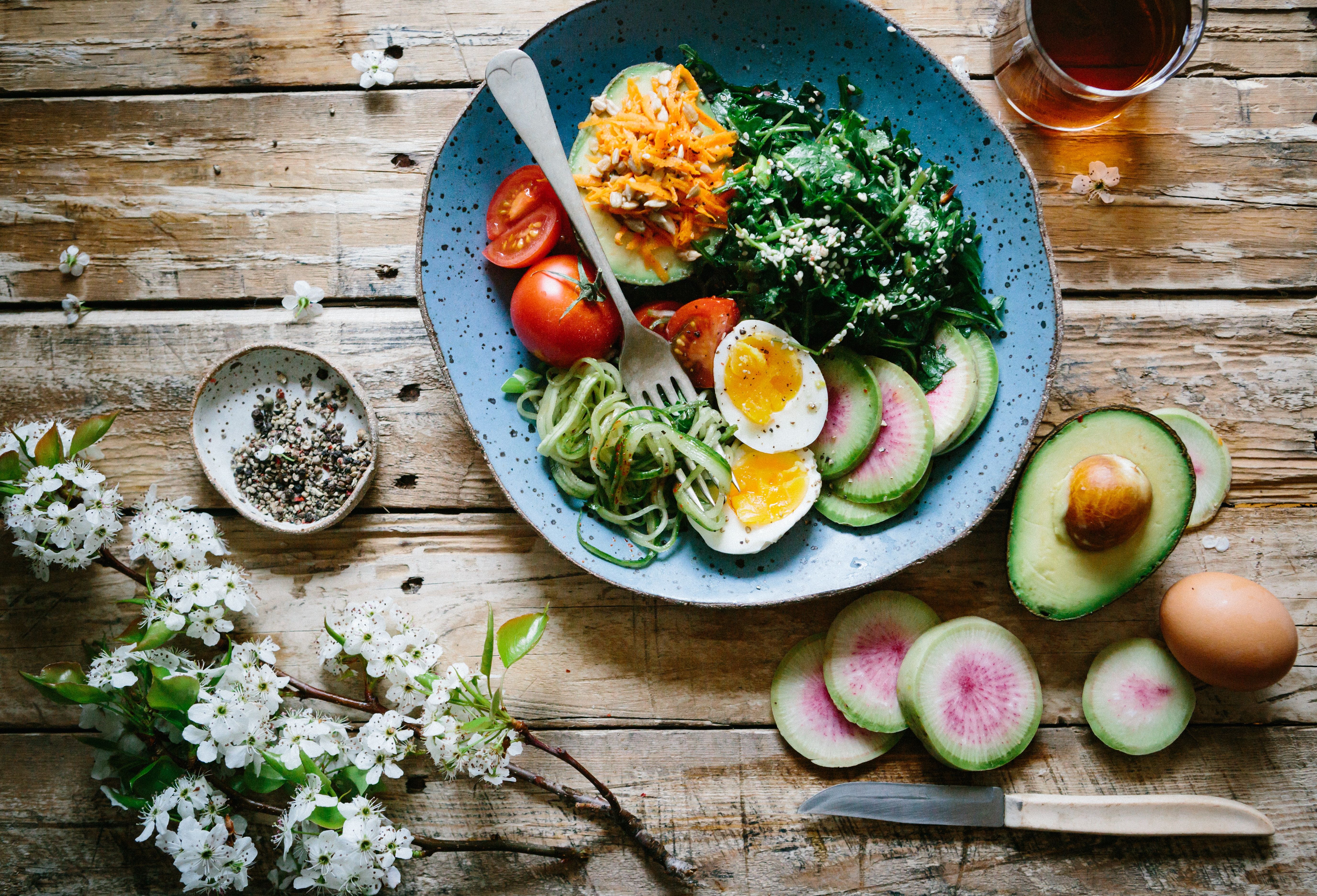 Low Carb Abendessen: Salat geht immer