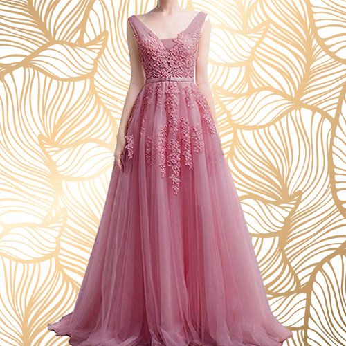 Abiballkleider 2019: Rosa Tüllkleid Abiballkleider 2019: Rosa Tüllkleid