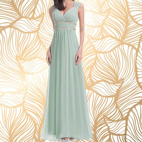Abiballkleider 2019: Mintgrünes, tailliertes Kleid Abiballkleider 2019: Mintgrünes, tailliertes Kleid