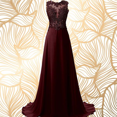 Abiballkleider 2019: Rotes Kleid mit Spitze Abiballkleider 2019: Rotes Kleid mit Spitze
