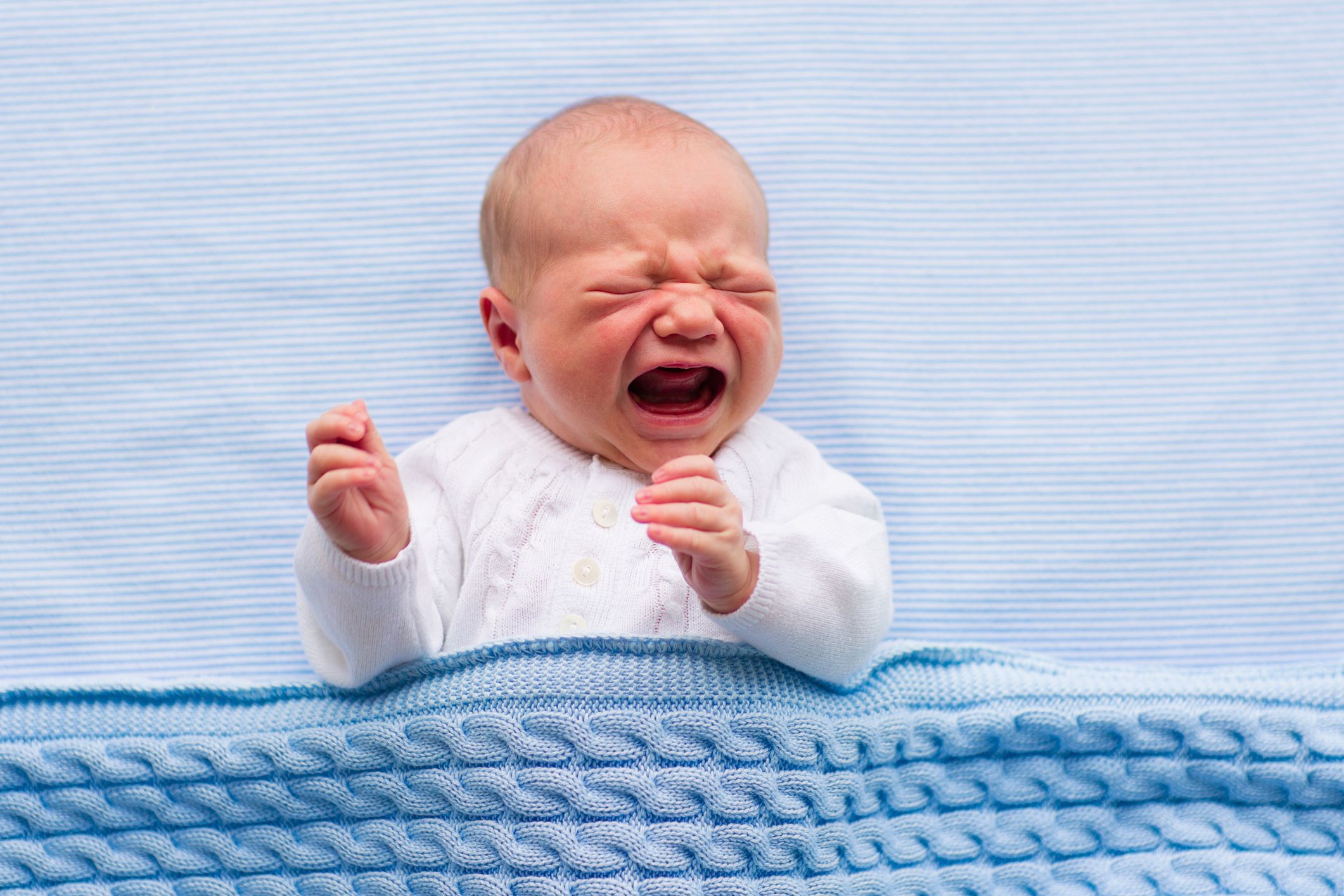 Baby mit 5 Wochen: Koliken sind keine Seltenheit
