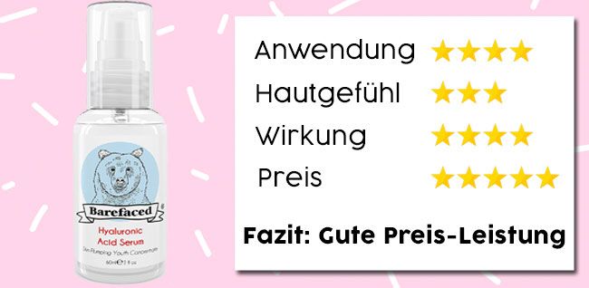 Hyaluronserum Test: Hyaluronserum von BeBarefaced Hyaluronserum Test: Hyaluronserum von BeBarefaced
