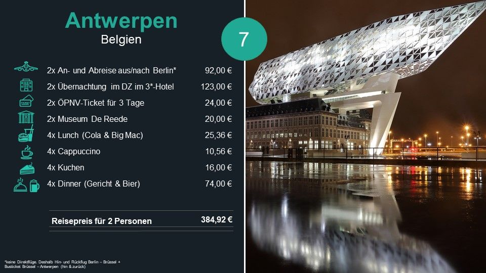 Kurzurlaub in Europa Antwerpen Kurzurlaub in Europa Antwerpen