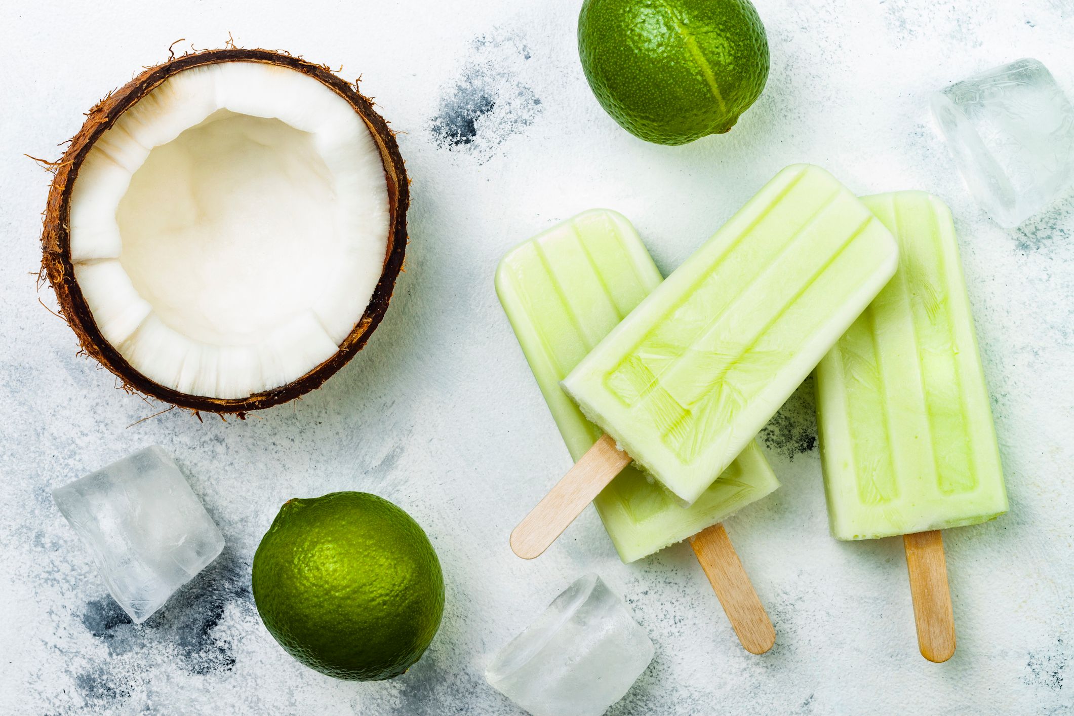 Kokoswasser-Eis Kokoswasser-Eis