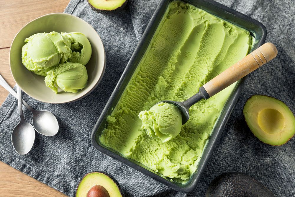 Superfood-Eis Avocado