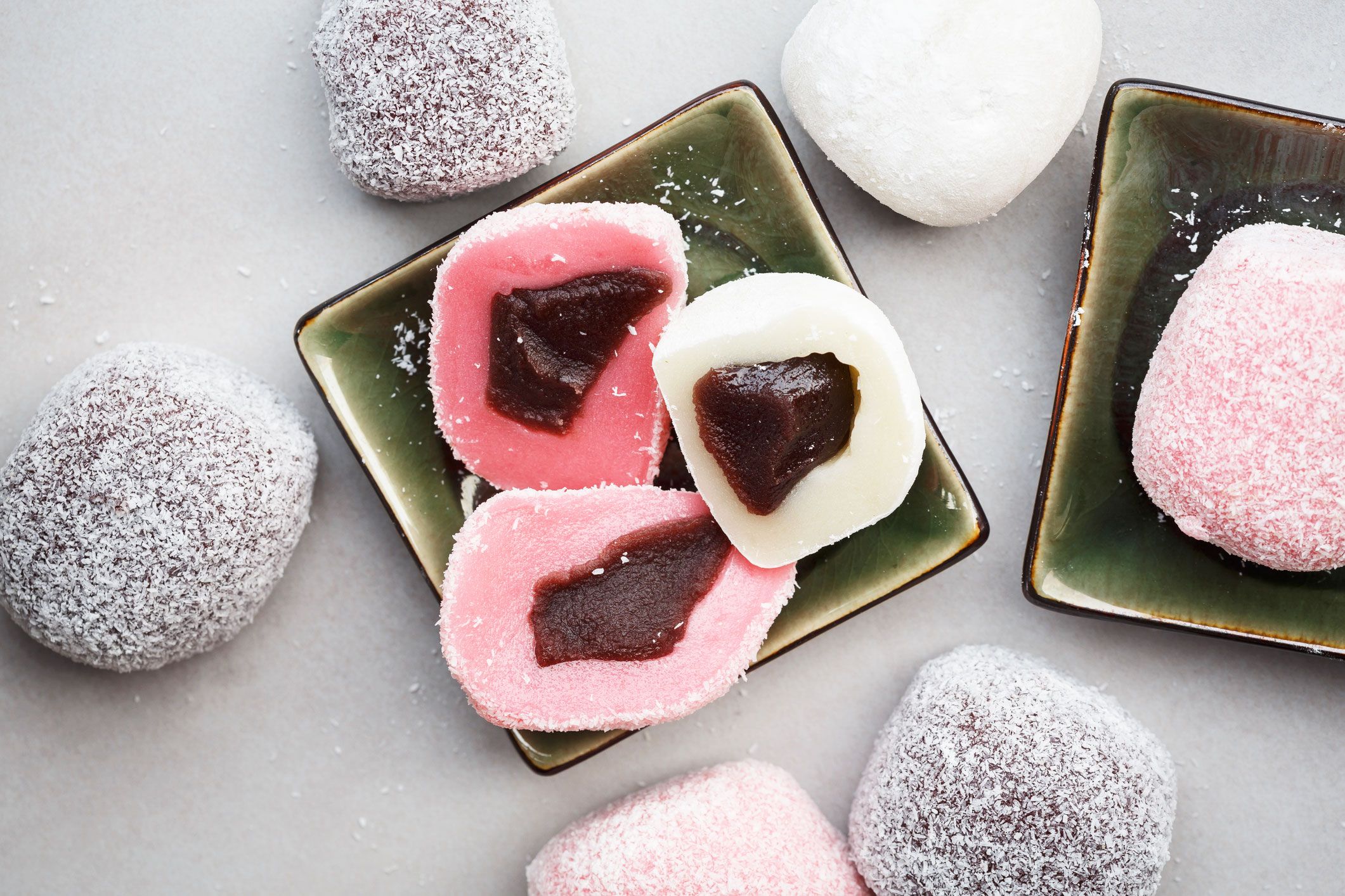 Mochis mit Fruchtfüllung Mochis mit Fruchtfüllung