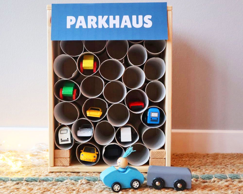 Ikea-Hack fürs Kinderzimmer: Parkhaus