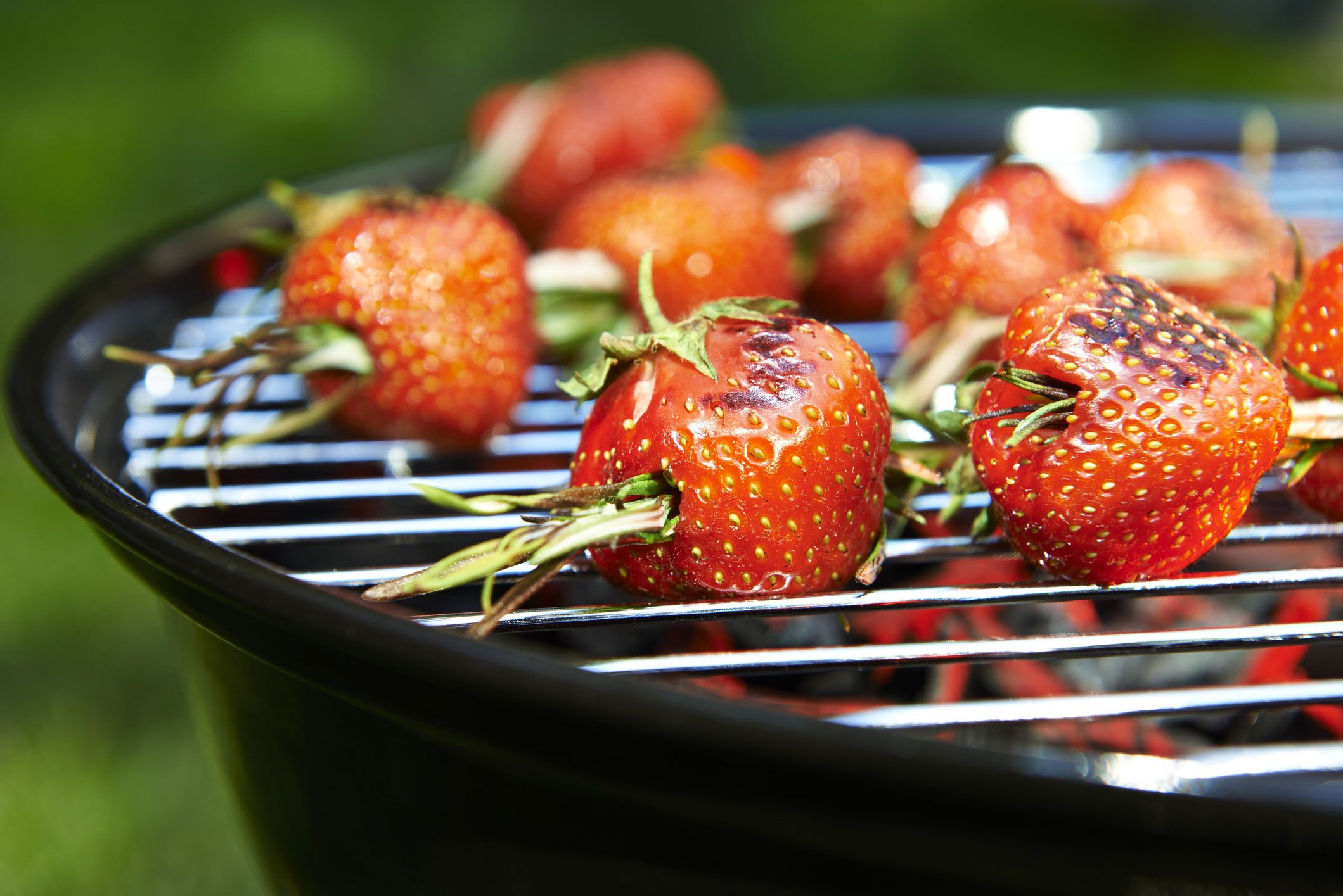 Obst grillen Obst grillen